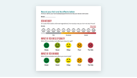 An image of a page from the symptom tracker